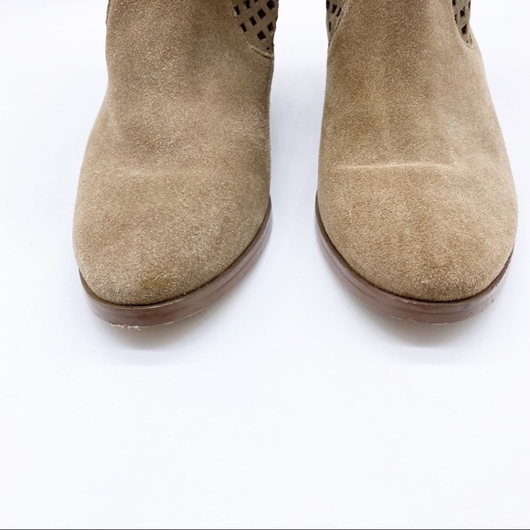 Michael Kors-Soft Suede Laser Cut Midi Boot 5.5 - Picture 6 of 9
